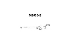 VENEPORTE ME50048 vidurinis duslintuvas 
 Išmetimo sistema -> Duslintuvas
1234902915, 1234908015