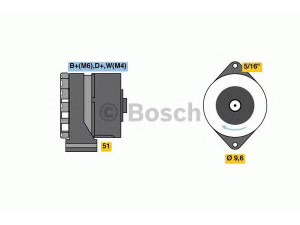 BOSCH 9 120 080 197 kintamosios srovės generatorius 
 Elektros įranga -> Kint. sr. generatorius/dalys -> Kintamosios srovės generatorius