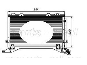 PARTS-MALL PXNCR-011 kondensatorius, oro kondicionierius
2108300470, 2108300670, A2108300470