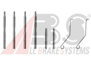 A.B.S. 1044Q priedų komplektas, diskinių stabdžių trinkelės 
 Stabdžių sistema -> Diskinis stabdys -> Stabdžių dalys/priedai
0061044000, 7551044, 7551044, 7551044