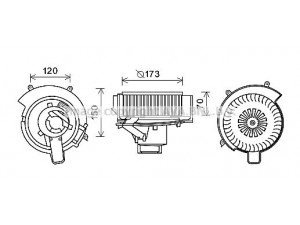 AVA QUALITY COOLING OL8637 elektrovariklis, vidinis pūtiklis 
 Šildymas / vėdinimas -> Orpūtė/dalys
1845070, 1845071, 9119002, 9119002
