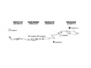 VENEPORTE 530061 išmetimo sistema 
 Išmetimo sistema -> Išmetimo sistema, visa