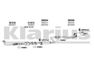 KLARIUS 120069E išmetimo sistema 
 Išmetimo sistema -> Išmetimo sistema, visa