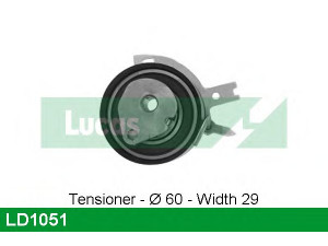 LUCAS ENGINE DRIVE LD1051 įtempiklis, paskirstymo diržas