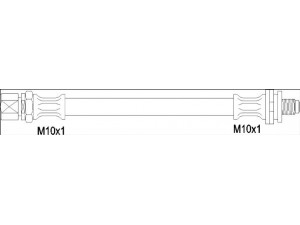 WOKING G1901.52 stabdžių žarnelė 
 Stabdžių sistema -> Stabdžių žarnelės
562352, 562359, 4483285, 90425239