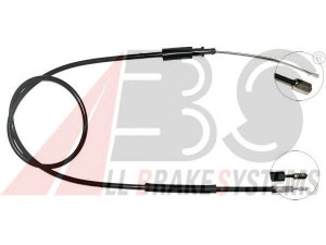 A.B.S. K10307 trosas, stovėjimo stabdys 
 Stabdžių sistema -> Valdymo svirtys/trosai
4745.F6, 96032560, 4745.F6, 96032560