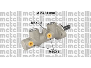 METELLI 05-0812 pagrindinis cilindras, stabdžiai 
 Stabdžių sistema -> Pagrindinis stabdžių cilindras
46100-S9A-013