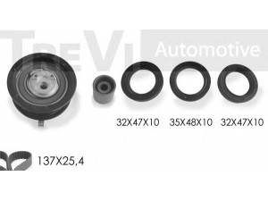 TREVI AUTOMOTIVE KD1097S paskirstymo diržo komplektas 
 Techninės priežiūros dalys -> Papildomas remontas