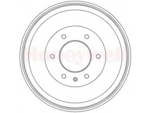 BENDIX 329326B stabdžių būgnas 
 Stabdžių sistema -> Būgninis stabdys -> Stabdžių būgnas
568064, 97113020, 97113020