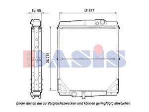 AKS DASIS 280070T radiatorius, variklio aušinimas
1544691