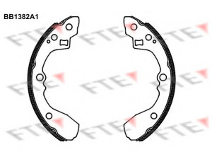 FTE BB1382A1 stabdžių trinkelių komplektas 
 Techninės priežiūros dalys -> Papildomas remontas
58315-FDA01, 58315FDA00