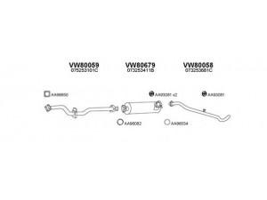 VENEPORTE 800511 išmetimo sistema 
 Išmetimo sistema -> Išmetimo sistema, visa