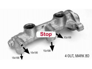 STOP 132101S pagrindinis cilindras, stabdžiai 
 Stabdžių sistema -> Pagrindinis stabdžių cilindras
3488811, 558184, 3488811