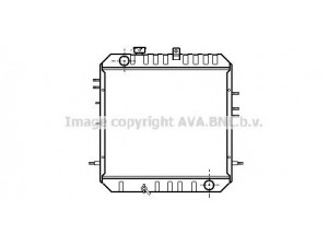 AVA QUALITY COOLING MT2074 radiatorius, variklio aušinimas 
 Aušinimo sistema -> Radiatorius/alyvos aušintuvas -> Radiatorius/dalys
MB390015, MB390017