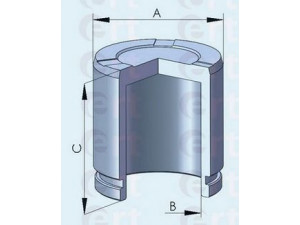 ERT 150804-C stūmoklis, stabdžių apkaba 
 Stabdžių sistema -> Stabdžių matuoklis -> Stabdžių dalys