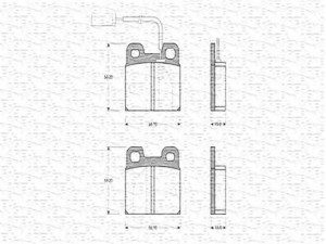 MAGNETI MARELLI 363702160285 stabdžių trinkelių rinkinys, diskinis stabdys 
 Techninės priežiūros dalys -> Papildomas remontas
0060778265, 60760092, 60778265