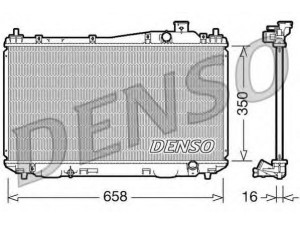 DENSO DRM40009 radiatorius, variklio aušinimas 
 Aušinimo sistema -> Radiatorius/alyvos aušintuvas -> Radiatorius/dalys
19010PMMA01
