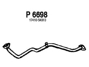 FENNO P6698 išleidimo kolektorius 
 Išmetimo sistema -> Išmetimo vamzdžiai
17410-54310