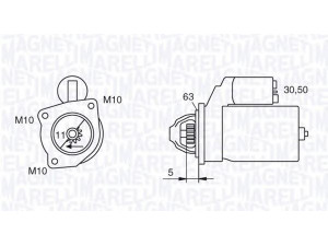MAGNETI MARELLI 063280036010 starteris 
 Elektros įranga -> Starterio sistema -> Starteris
1231963, 1233235, 1351989, 1376305