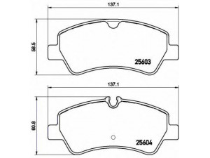 BREMBO P 24 160 stabdžių trinkelių rinkinys, diskinis stabdys 
 Techninės priežiūros dalys -> Papildomas remontas
1763916, 1829395, 1840037, BK212M008AA