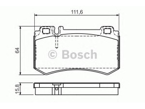 BOSCH 0 986 494 356 stabdžių trinkelių rinkinys, diskinis stabdys 
 Techninės priežiūros dalys -> Papildomas remontas
000 423 04 30, 003 420 62 20, 003 420 94 20
