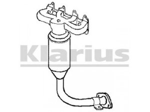 KLARIUS 322698 katalizatoriaus keitiklis 
 Išmetimo sistema -> Katalizatoriaus keitiklis
858031, 858152, 90467217, 9158207