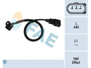 FAE 79164 RPM jutiklis, variklio valdymas; jutiklis, skirstomojo veleno padėtis 
 Elektros įranga -> Jutikliai
1100748, 1253755, 3M21-6B288-AA