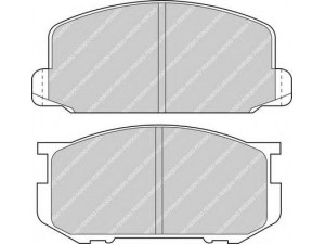 FERODO FDB226 stabdžių trinkelių rinkinys, diskinis stabdys 
 Techninės priežiūros dalys -> Papildomas remontas
0449112160, 0449114141, 0449114150
