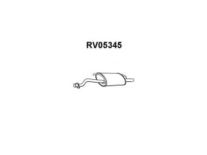 VENEPORTE RV05345 galinis duslintuvas 
 Išmetimo sistema -> Duslintuvas
GEX33546, GEX43546, RR232D, WCG033546