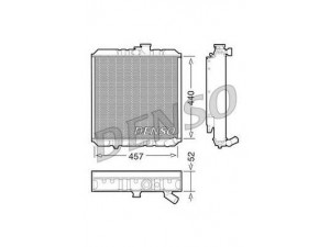 DENSO DRM14001 radiatorius, variklio aušinimas 
 Aušinimo sistema -> Radiatorius/alyvos aušintuvas -> Radiatorius/dalys
577609, RR022