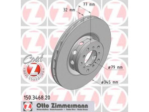 ZIMMERMANN 150.3468.20 stabdžių diskas 
 Stabdžių sistema -> Diskinis stabdys -> Stabdžių diskas
3411 2 229 527