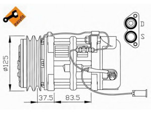 NRF 32036 kompresorius, oro kondicionierius 
 Oro kondicionavimas -> Kompresorius/dalys
9171050, 9447841