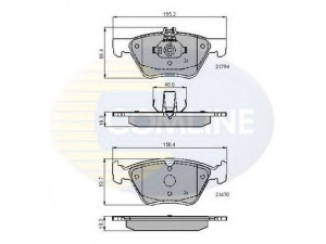 COMLINE CBP0913 stabdžių trinkelių rinkinys, diskinis stabdys 
 Techninės priežiūros dalys -> Papildomas remontas
5114555AA, 5139218AA, 0024204520