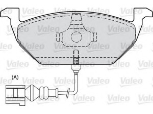 VALEO 598408 stabdžių trinkelių rinkinys, diskinis stabdys 
 Techninės priežiūros dalys -> Papildomas remontas
1J0698151D, 1J0698151E, 1J0698151F