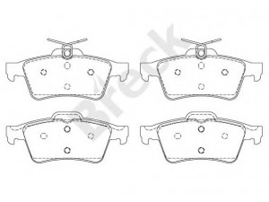 BRECK 24137 00 702 00 stabdžių trinkelių rinkinys, diskinis stabdys 
 Techninės priežiūros dalys -> Papildomas remontas
1233679, 1324300, 1360254, 1360306