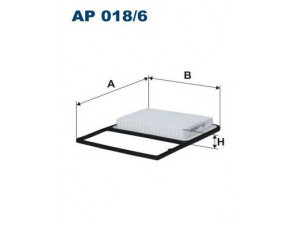 FILTRON AP018/6 oro filtras 
 Filtrai -> Oro filtras
17801B1010