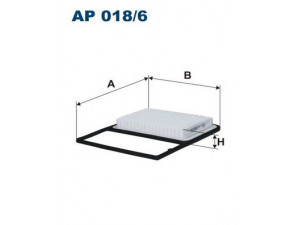 FILTRON AP018/6 oro filtras 
 Techninės priežiūros dalys -> Techninės priežiūros intervalai
17801B1010