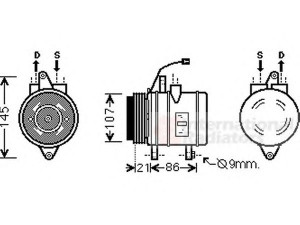 VAN WEZEL 8100K079 kompresorius, oro kondicionierius 
 Oro kondicionavimas -> Kompresorius/dalys
96256053, 96568208