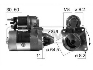 MESSMER 220024 starteris 
 Elektros įranga -> Starterio sistema -> Starteris
46231531, 46473785, 46518059, 7772456