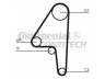 CONTITECH CT591 paskirstymo diržas 
 Techninės priežiūros dalys -> Papildomas remontas
RF0312205, RF4312205