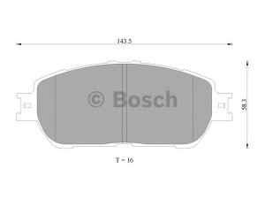 BOSCH 0 986 AB2 388 stabdžių trinkelių rinkinys, diskinis stabdys 
 Techninės priežiūros dalys -> Papildomas remontas
04465 21020, 04465 28510, 04465 33270