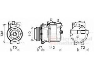 VAN WEZEL 0200K208 kompresorius, oro kondicionierius 
 Oro kondicionavimas -> Kompresorius/dalys
JPB500210, JPB500211