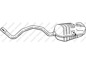 BOSAL 280-819 galinis duslintuvas 
 Išmetimo sistema -> Duslintuvas
82.00.189.571, 82.00.189.575, 82.00.276.003