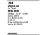 WALKER MB83002B išmetimo sistema 
 Išmetimo sistema -> Išmetimo sistema, visa