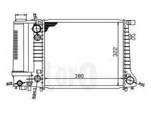 LORO 004-017-0020 radiatorius, variklio aušinimas 
 Aušinimo sistema -> Radiatorius/alyvos aušintuvas -> Radiatorius/dalys
17111719301, 1719301