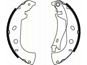 TRISCAN 8100 15626 stabdžių trinkelių komplektas 
 Techninės priežiūros dalys -> Papildomas remontas
77362284, 9947939