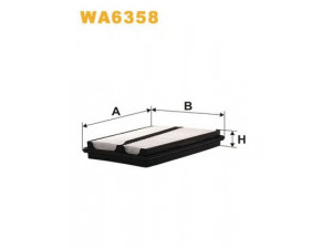 WIX FILTERS WA6358 oro filtras 
 Filtrai -> Oro filtras
17220PY3000, PC978, H101025