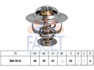 FACET 7.8844S termostatas, aušinimo skystis 
 Aušinimo sistema -> Termostatas/tarpiklis -> Thermostat
90916-03097, 90916-03118