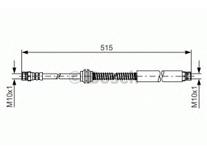 BOSCH 1 987 481 447 stabdžių žarnelė 
 Stabdžių sistema -> Stabdžių žarnelės
2K0 611 775 K, 2K0 611 775 L