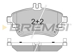BREMSI BP3497 stabdžių trinkelių rinkinys, diskinis stabdys
0064204820, 64204820, 84200420